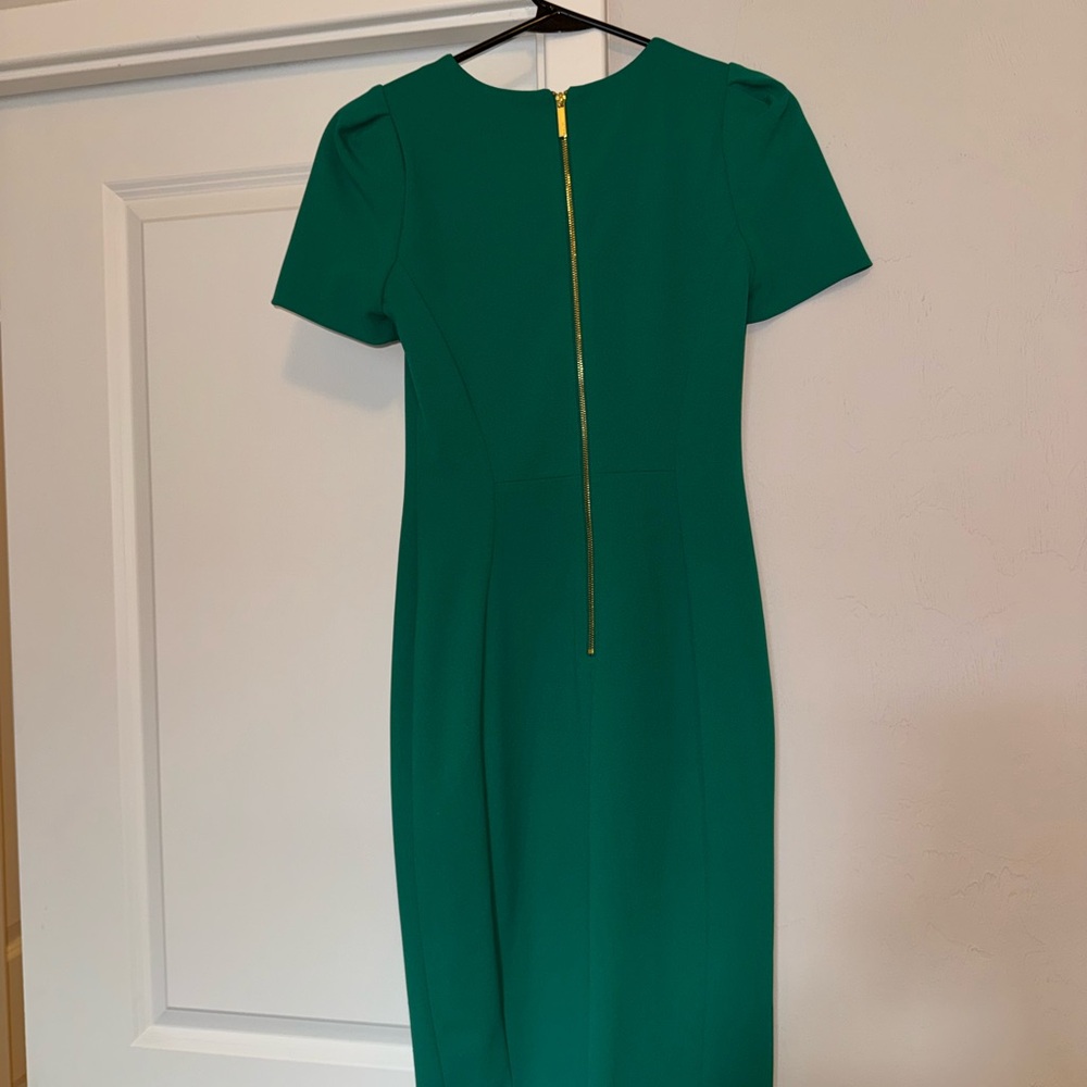 Calvin Klein Green Dress - Picture 2 of 3